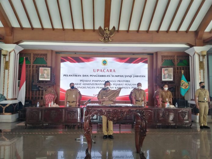 Puluhan Pejabat Struktural di Lingkungan Pemkab Pati Dilantik