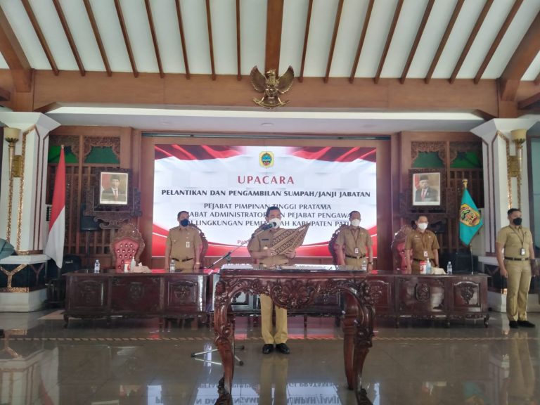 Pejabat Struktural di Lingkungan Pemkab Pati Dilantik