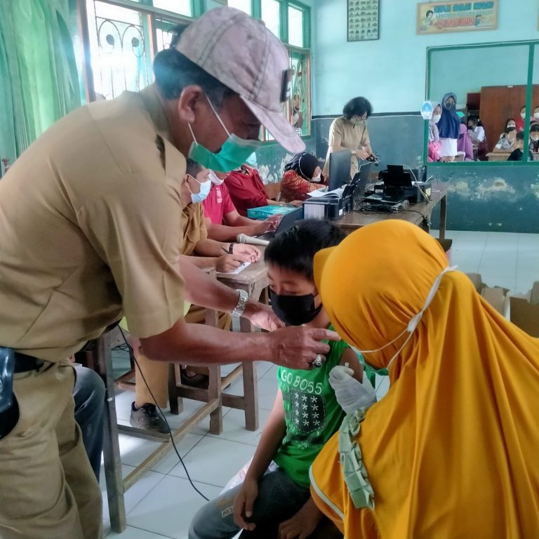 Dinas Kelautan dan Perikanan Kabupaten Pati Juga Pantau Pelaksanaan Vaksinasi Kelompok 6 -11 Tahun