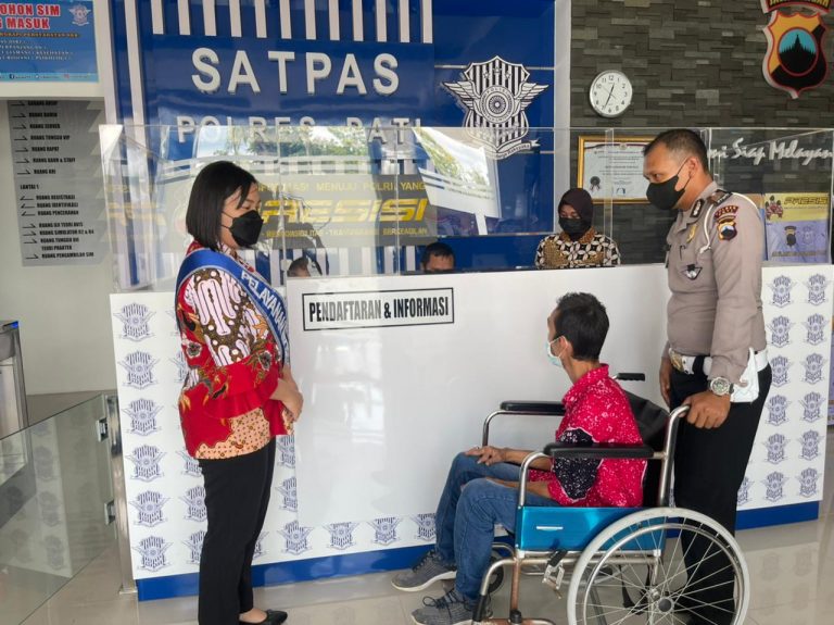 Satpas Polres Pati Layani Pengurusan Sim D, Bagi Pengemudi Difabel