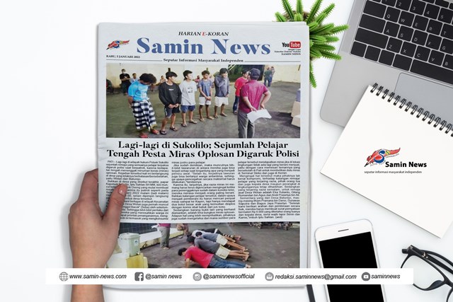 E-Koran Samin News Edisi 5 Januari 2022