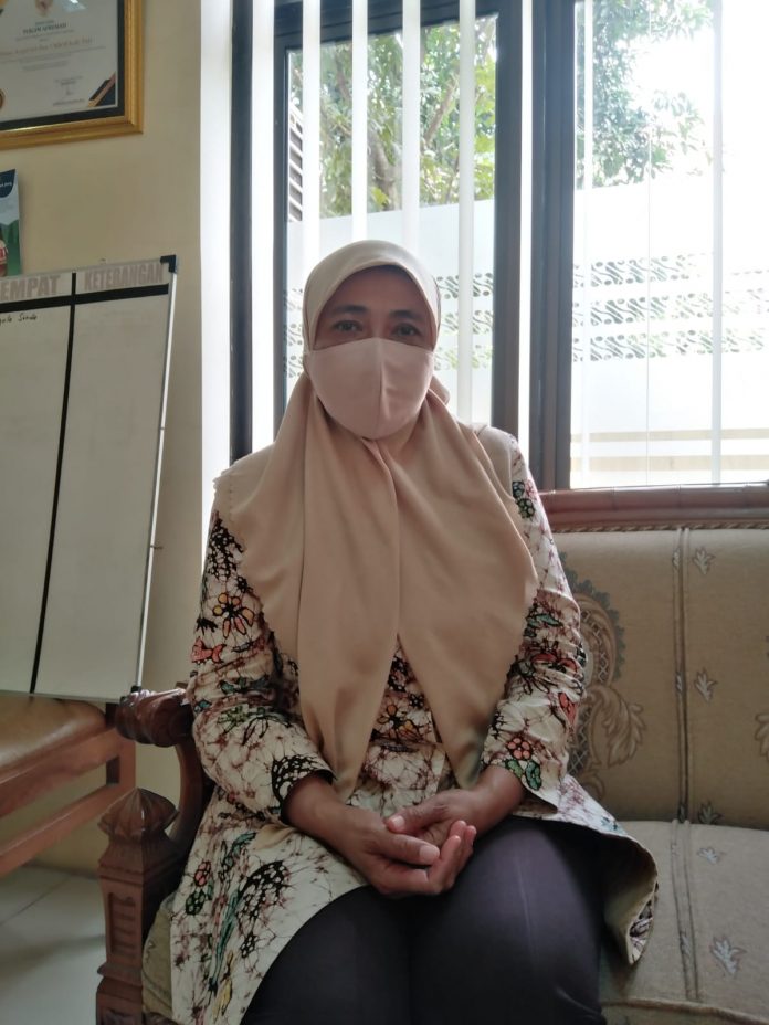 Kepala Dinas Koperasi dan Usaha Mikro Kecil dan Menengah (Dinkopumkm) Wahyu Setyawati