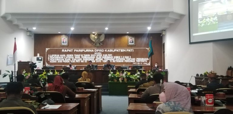 DPRD Pati Gelar Sidang Paripurna Bahas Tiga Agenda