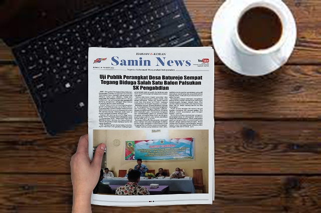 E-Koran Samin News Edisi 18 Maret 2022