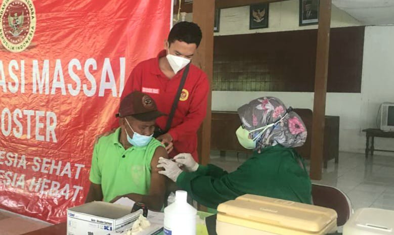 Vaksinasi BIN Jateng Bersama Dinkes Grobogan