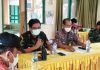 Suasana saat mediasi pembangunan drainase di Kauman Pati Kidul, Sabtu (19/3/2022)