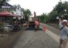 Penutupan permukaan ruas jalan yang masih maksimal dengan lapisan aspal di ruas jalan Pati-Gabus, tepatnya mulai selatan Jembatan Ngantru, di Desa Banjarsari, Kecamatan Gabus.(Foto:SN/dok-nang)