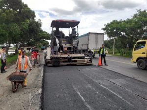 Pengerasan jalan di Pantura (dok Bina Marga)