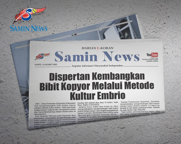 E-Koran Samin News Edisi 12 Maret 2022