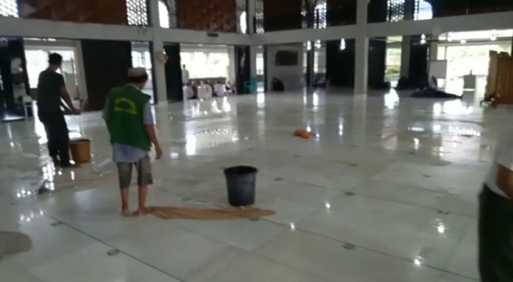 Selesai Ditambah Kubah Masjid Agung Pati Bila Hujan Bocor