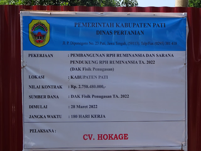 Pati Segera Memiliki Rumah Potong Hewan Cukup Representatif