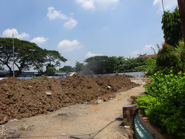 Letak bangunan fasilitas gedung berlantai dua Mapolres Pati, di Jl A Yani dengan menempati lahan bekas lokasi bangunan lama.(Foto:SN/aed)