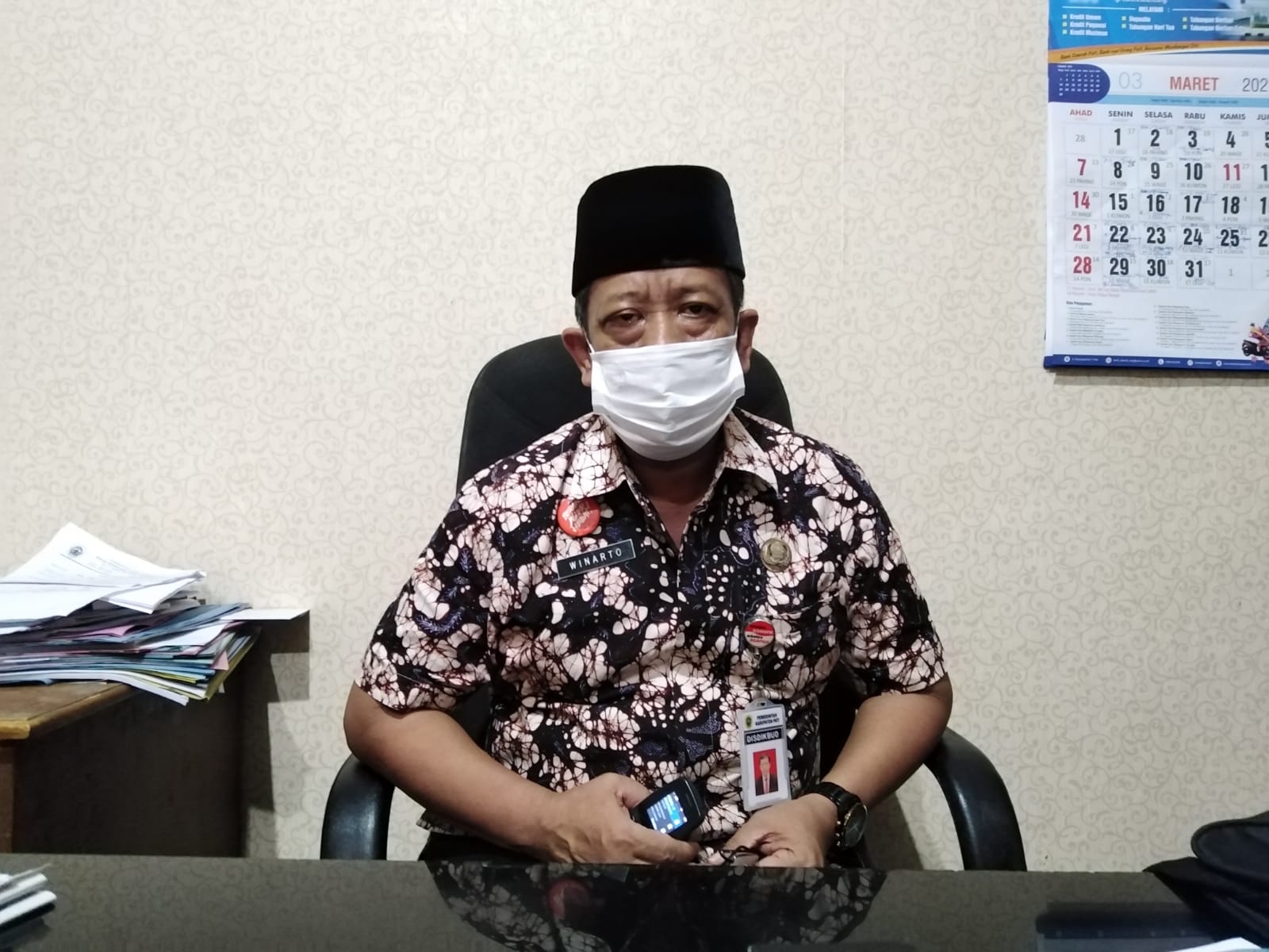 Disdikbud Pati Usulkan PTM Berjalan 100 Persen