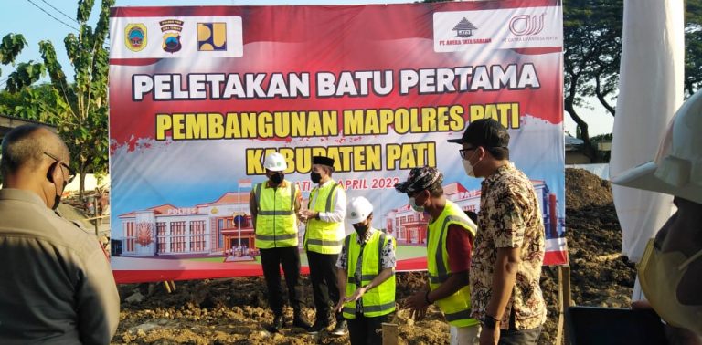 Peletakan Batu Pertama Pembangunan Mapolres Pati