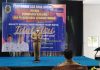 Kepala Dinas Perdagangan dan Perindustrian (Disdagperin), Hadi Santosa saat acara Sembako Murah di Plaza Pragolo, Selasa (26/4/2022)
