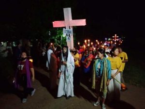 Perayaan Kebangkitan Yesus yang dikenang melaui Pawai Subuh Suci.(Foto:SN/dok-hp)