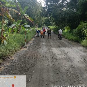Pelaksanaan paket pekerjaan rehabilitasi ruas jalan Tlogowungu-Lahar, Kecamatan Tlogowungu, Sabtu (21/Mei) 2022 hari ini kembali dimulai.(Foto:SN/dok-min)