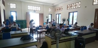 Tim Fasilitasi aplikasi Siskeudes sedang mendampingi desa-desa di Pati
