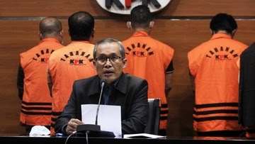 Wakil Ketua KPK Alexander Marwata mengumumkan status tersangka mantan Wali Kota Yogyakarta Haryadi Suyuti (Istimewa)