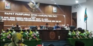 Rapat Paripurna DPRD terkait laporan pelaksanaan APBD Kabupaten Pati tahun 2021