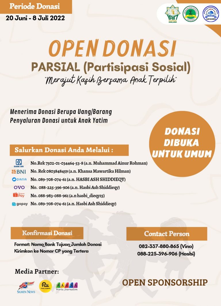 Open Donasi Partisipasi Sosial Bersama HMPS Tadris Matematika IAIN Kudus