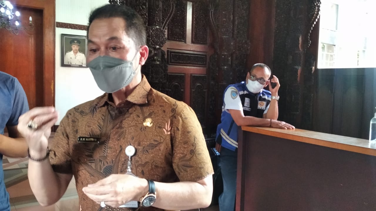 Bupati Kudus Hartopo saat ditemui di Pendopo Kudus