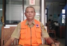 Kepala Badan Penanggulangan Bencana Daerah (BPBD) Martinus Budi Prasetyo