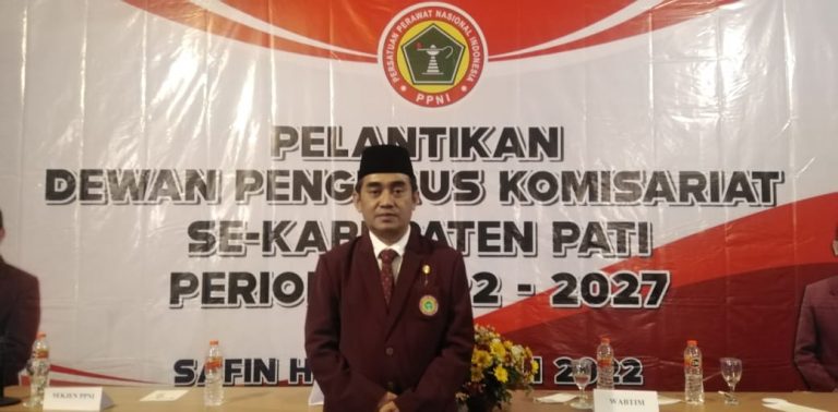 Lantik Pengurus Komisariat, PPNI Pati Singgung Tak Punya Gedung