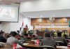 Rapat paripurna penyampaian pandangan umum fraksi terhadap Raperda Dana Cadangan Pilkada