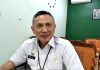 Kepala Dinas Perumahan Kawasan Permukiman dan Lingkungan Hidup Abdul Halil saat ditemui di Kantor Dinas PKPLH, (Foto : Adam Naufaldo)