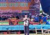 Anggota DRPD Pati, Rusdi sambutan dalam acara Gebyar Budaya Nusantara, Sabtu (30/7/2022)
