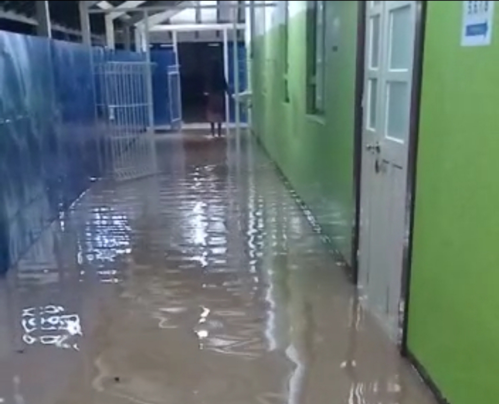 Salah Satu Ruangan RSUD Soewondo Pati yang terdampak banjir