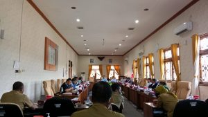 Tengah berlangsung rapat Banggar DPRD Pati