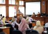 Wakil Bupati Pati, Saiful Arifin saat Rakor percepatan vaksinasi,Kamis (4/8/2022)