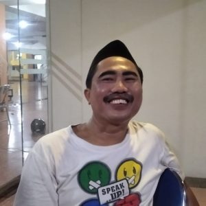 Sutradara Pentas Kesenian Segitiga Teater Nur atau Cipo NH, (Foto : Adam Naufaldo)