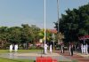 Berlangsung upacara HUT ke-77 Republik Indonesia di Simpang Lima Alun-alun Pati, Rabu (17/8/2022)