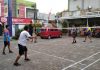 Lomba Ganda Bulu Tangkis yang digelar di Kantor PWI Kudus, (Foto : Adam Naufaldo)