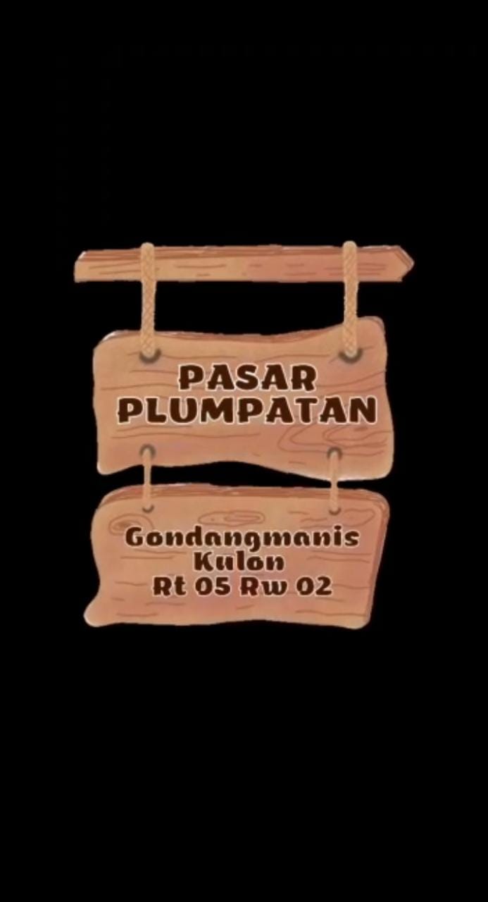 Swadaya Masyarakat Desa Gondang Manis Kudus Gelar Pasar Plumpatan