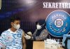 Pemain Persiku melakukan vaksinasi, (Foto : Adam Naufaldo)