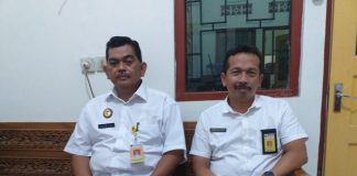 Lulus Y.P (kiri) pegawai BPN Kabupaten Pati