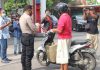 Polres Pati saat melakukan patroli di SPBU, Rabu (31/8/2022)