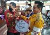 Bupati Kudus Hartopo bersama Ketua Partai Hanura Sutriyono, (Foto : Adam Naufaldo)
