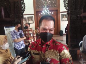 Bupati Kudus Hartopo saat ditemui di sela kegiatan Pendopo, (Foto : Adam Naufaldo)