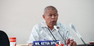 Wakil Ketua II DPRD Pati, Hardi saat menerima audiensi mahasiswa PMII, Kamis (8/9/2022)