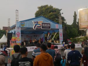 Semarak warga menyaksikan event Sukun Tour De Muria, (Foto : Adam Naufaldo)