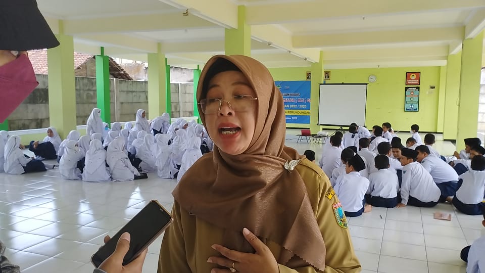 Kepala Bidang Pemberdayaan Perempuan dan Perlindungan Anak (PPA) Any Wilianti saat ditemui di sela kegiatannya