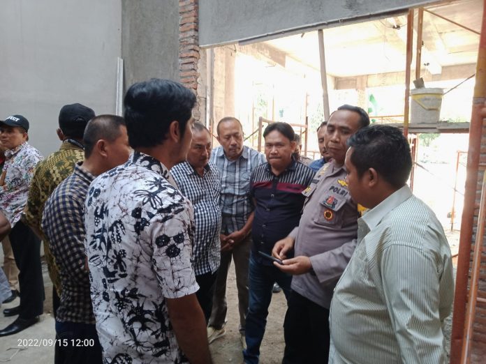 Jajaran Komisi C saat sidak pembangunan kantor Mapolres Pati, Kamis (15/9/2022) Jajaran Komisi C saat sidak pembangunan kantor Mapolres Pati, Kamis (15/9/2022)