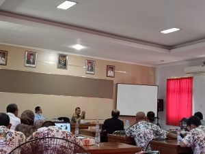 Berlangsung kegiatan FGD antara BPBD dengan stakeholder terkait untuk penyusunan rencana dokumen penanggulangan bencana, Kamis (15/9/2022)