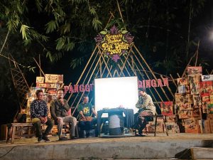 Diskusi di Kampung Budaya Piji Wetan mengenai Pemaknaan Logo HUT Kudus