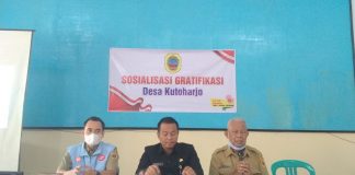 Berlangsung penyuluhan tentang Gratifikasi oleh Inspektorat Daerah Kabupaten Pati, di Desa Kutoharjo, Kecamatan Pati, Selasa (20/9/2022